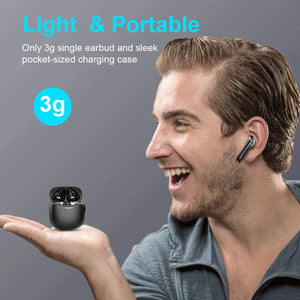 Auriculares inalámbricos, auriculares Bluetooth 5.4, graves estéreo, auriculares Bluetooth en el oído con cancelación de ruido, auriculares IP7 impermeables deportivos, 32 horas de reproducción USB C