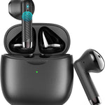 Auriculares inalámbricos, auriculares Bluetooth 5.4, graves estéreo, auriculares Bluetooth en el oído con cancelación de ruido, auriculares IP7 impermeables deportivos, 32 horas de reproducción USB C